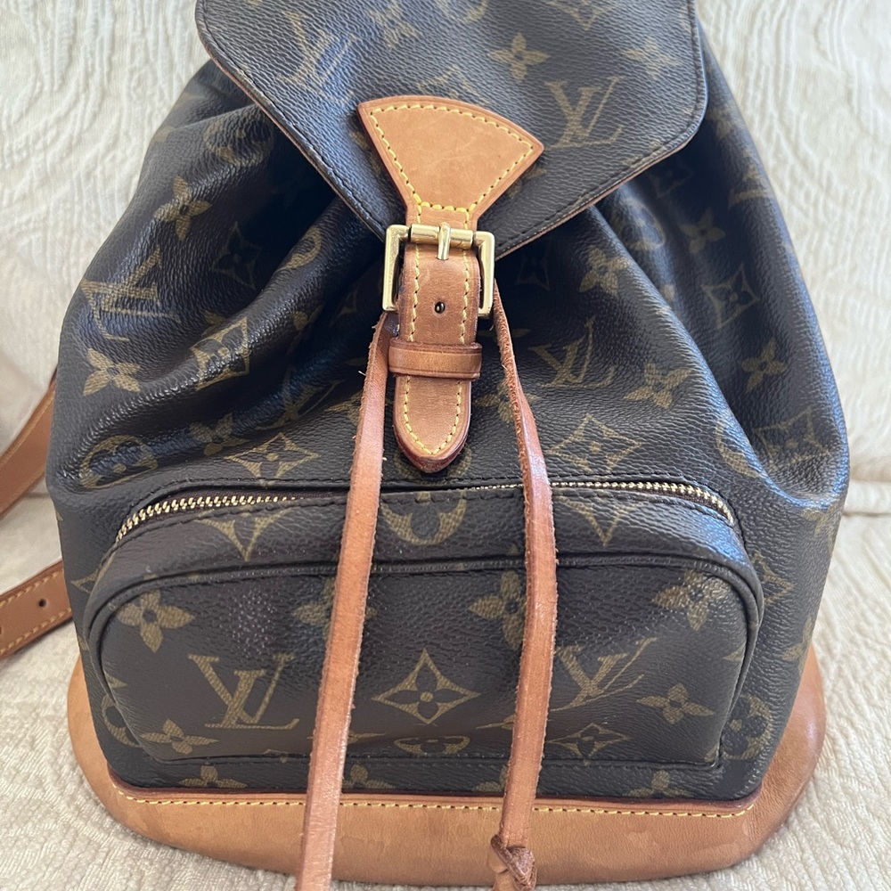 Authentic Louis Vuitton Montsouris MM Backpack…Retired.